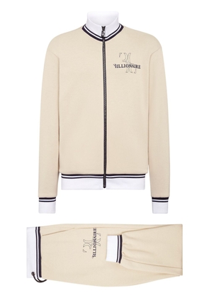 Billionaire logo-embroidered tracksuit (set of two) - Neutrals