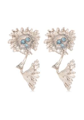 Marni Daisy crystal-embellishment earrings - Silver