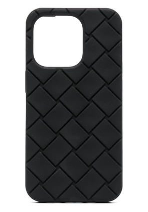 Bottega Veneta Intrecciato iPhone 13 Pro case - Black