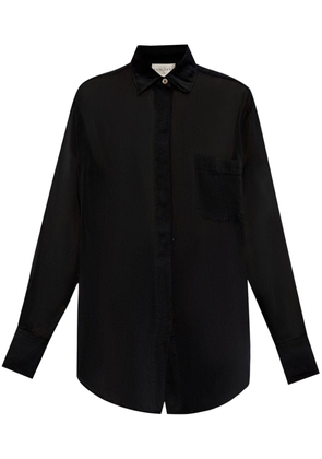 Forte Forte cotton-silk voile shirt - Black