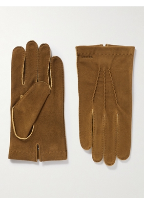 Hestra - Damien Suede Gloves - Men - Brown - 8