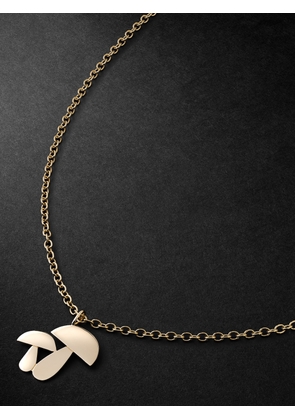 Sydney Evan - Mushroom Large Gold Pendant Necklace - Men - Gold
