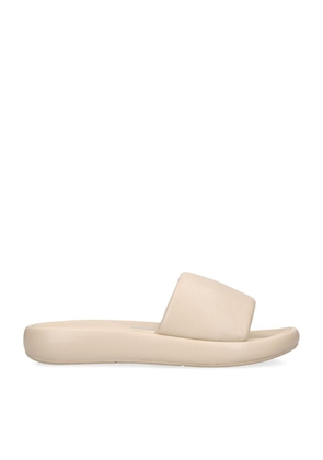 Fitflop Leather Iqushion D-Luxe Slides