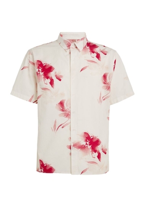 Vince Floral Short-Sleeve Shirt