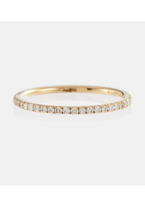 Ileana Makri Thread Band 18kt gold ring with diamonds