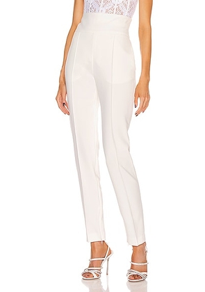 Alexandre Vauthier Compact Pant in Off White - White. Size 36 (also in ).