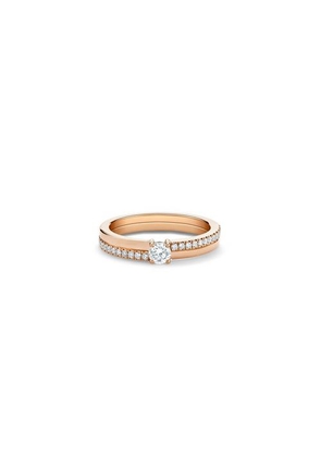 De Beers The Promise Small Round Brilliant Diamond Ring In Rose Gold