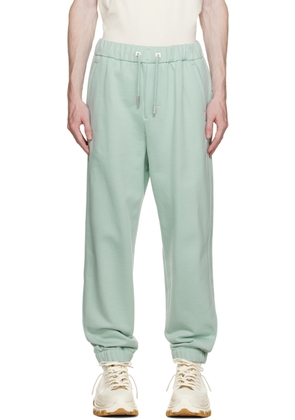 WOOYOUNGMI Green Four-Pocket Sweatpants