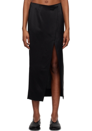 TOVE Black Viola Midi Skirt