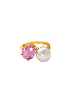 Gumdrop Duo Ring In Pink Oval