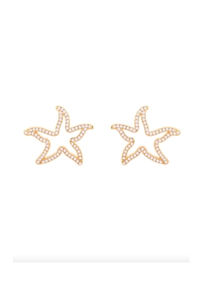 Sea Star Bling Earrings In Gold