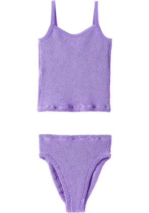 Hunza G Kids Purple Daphne Bikini