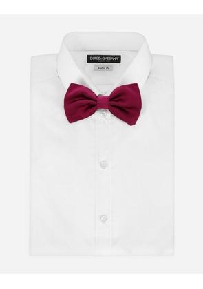 Dolce & Gabbana Silk Satin Bow Tie - Man Ties And Pocket Squares Pink Silk Onesize