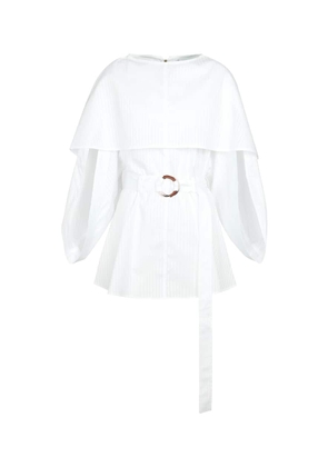 JW Anderson Belted cotton minidress
