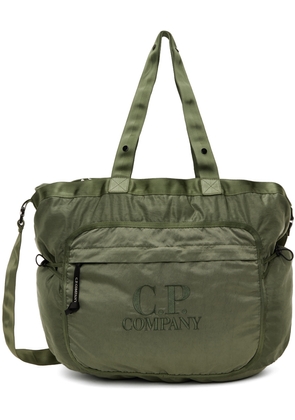 C.P. Company Green Nylon B Crossbody Messenger Bag