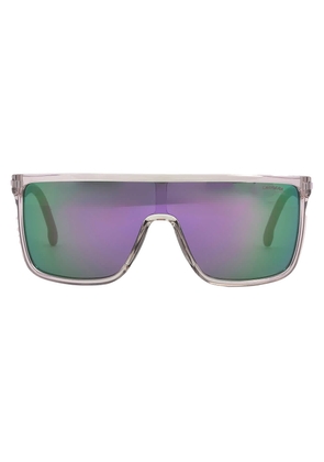 Carrera Violet Green Shield Unisex Sunglasses CARRERA 8060/S 0SS7/TE 99