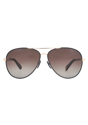 Tommy Hilfiger Brown Gradient Pilot Ladies Sunglasses TH 1766/S 0DDB/HA 61