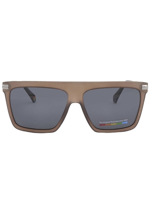 Polaroid Polarized Grey Browline Mens Sunglasses PLD 6179/S 0YZ4/M9 58