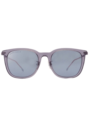 Hugo Boss Silver Square Mens Sunglasses BOSS 1347/F/SK 0KB7/DC 54