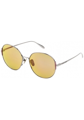 Carolina Herrera Yellow Round Ladies Sunglasses SHN070M OA93 59
