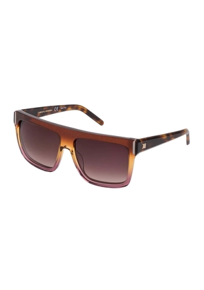 Carolina Herrera Purple Browline Ladies Sunglasses SHN617M OACZ 58