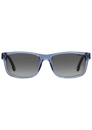 Carrera Grey Shaded Rectangular Mens Sunglasses CARRERA 299/S 0PJP/9O 57