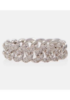 Shay Jewelry 18kt white gold pavé ring with diamonds