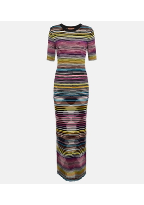 Missoni Striped wool-blend maxi dress
