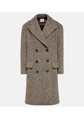 Miu Miu Wool and silk-blend bouclé coat