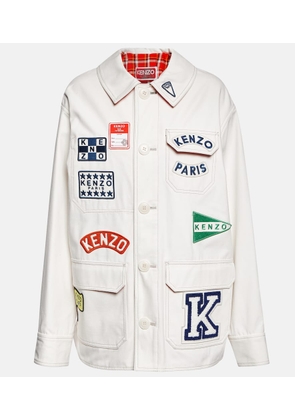 Kenzo Embroidered cotton jacket