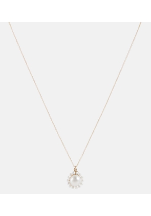 Sophie Bille Brahe Jeanne Simple 14kt gold necklace with freshwater pearls