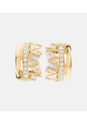 Bucherer Fine Jewellery 18kt gold earrings with diamonds