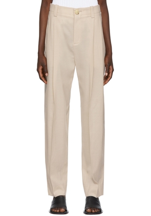 Vince Beige Tapered Trousers