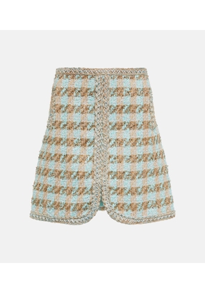 Giambattista Valli High-rise tweed miniskirt