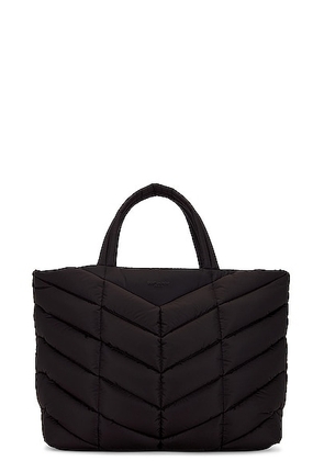 Saint Laurent Ysl Puffer Tote Bag in Nero - Black. Size all.