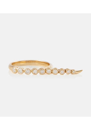 Ondyn Salinas 14kt yellow gold ring with diamonds