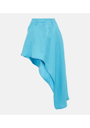 Stella McCartney Asymmetric twill miniskirt
