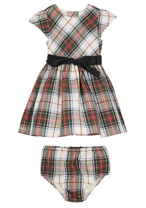 Polo Ralph Lauren Kids Checked Shell Dress and Bloomers set (6-24 Months) - Multicoloured - 12 Months (12 Months)