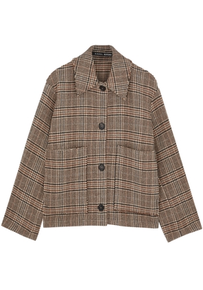 Kassl Editions Checked Wool-blend Jacket - Beige - 34 (UK 6 / XS)