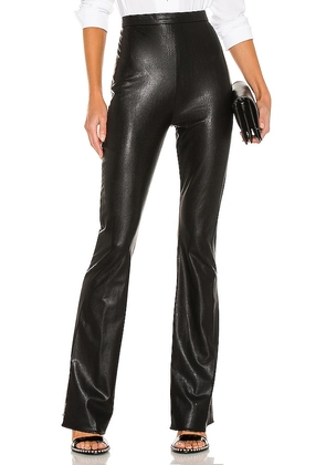 Amanda Uprichard Amina Leather Pants in Black. Size M.