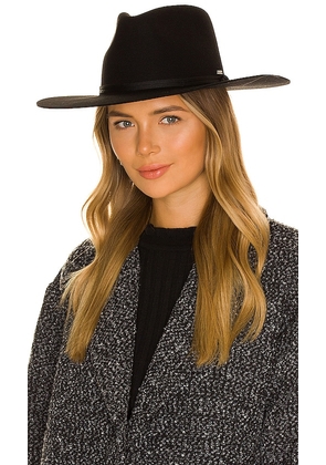 Brixton Cohen Cowboy Hat in Black. Size L, M, XL, XS.