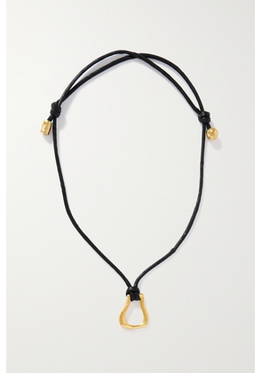 Alighieri - + Net Sustain The Mini Link Of Wanderlust Gold-plated Cord Necklace - One size