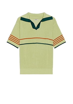 BODE Palmer Polo in Mint - Green. Size M (also in XL/1X).