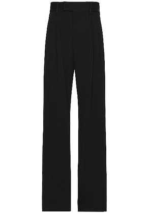 Amiri Double Pleated Pant in Stretch Limo - Black. Size 46 (also in 48, 52).