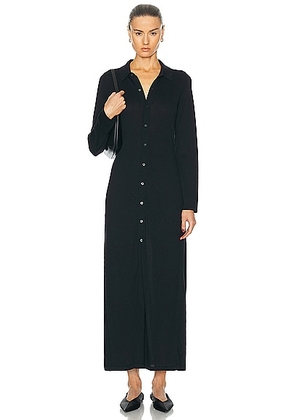 Guest In Residence Showtime Shirt Dress in Midnight - Navy. Size M (also in S, XL, XS).