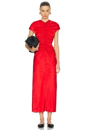 TOVE Aubree Dress in Vivid Red - Red. Size 34 (also in 36, 38, 40).