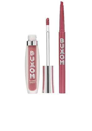 Buxom High Score Plumping Lip Gloss & Liner Kit in Mauve.