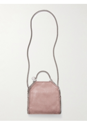 Stella McCartney - + Net Sustain Falabella Tiny Vegetarian Brushed-leather Shoulder Bag - Pink - One size