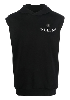 Philipp Plein Hexagon logo-print hoodie - Black
