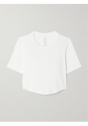 lululemon - Hold Tight Cropped Stretch Lenzing™ Modal-jersey T-shirt - White - US2,US4,US6,US8,US10,US12,US14,US16